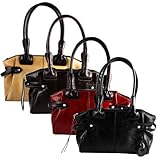 Womens Faux Leather Rina Rich Helena Shoulder Handbag Purse (different colors available)