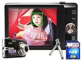 SVP Slim Xthinn-8363 Black 10MP Max 3x Optical Zoom 3