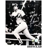 Lou Piniella Signed 16x20 Photo w/ 1969 AL ROY Insc