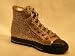 Glitter boot gold jewellery/ring holder shoe by Leonardo