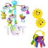 Tiny Love Classic Mobile Plus First Keys Teether and Ambi Rattle Bundle