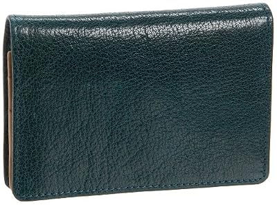 Tusk Donington Gold Business Card Case,Teal,one size