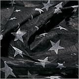 Star Gossamer Streamers 4 in. x 50 Yards Black/White Stars