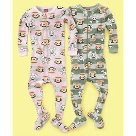 Small Paul Baby Boy and Girl Footed Sleeper