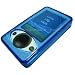 Premium Zune 30GB Crystal Case w/ Kickstand, Neckstrap, and Belt Clip - Blue