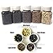 WindMax (R) US Seller Black Color 1000 PCS Silicone Micro Rings Beads Loop For Human Feather Hair Extension Tip