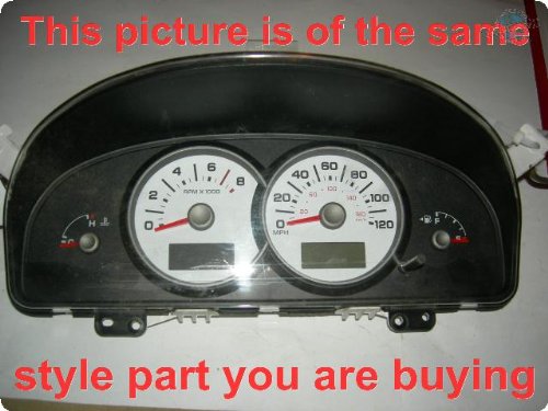 Cluster / Speedometer : ESCAPE 05 (cluster), exc. Hybrid; MPH, w/o message center; thru 08/01/04, ID 5L8T-10849-AC thru AK