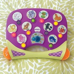Kidz Delight Light N Sound Animals, White Red by 