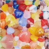 Czech Glass Heart Shaped Bead Mix Lot Assorted Colors And Sizes (1 Oz.)