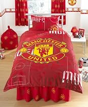 Zap Manchester United Red Fans Duvet Set, Single