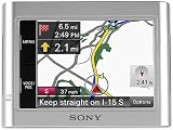 Sony NVU44 3.5-Inch Portable GPS Navigator with Text-to-Speech (Silver)