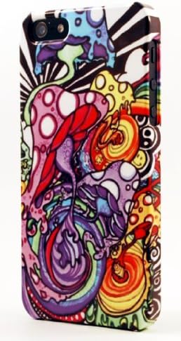Trippy Tie Dye Shrooms Dimensional Case Fits iPhone 6