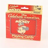 Disney's Mickey Mouse Retro 2 Deck Playing Cards & 75th Anniversary Tin By Bicycle