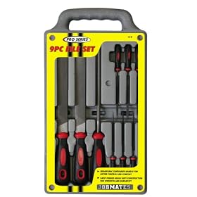 KR Tools 10137 Pro Series Jobmates 9-Piece File Set by KR Tools