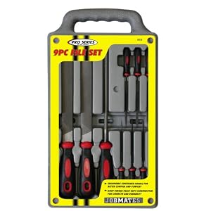 KR Tools 10137 Pro Series Jobmates 9-Piece File Set by KR Tools