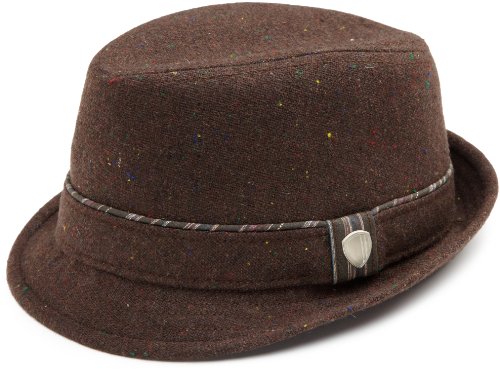 Ben Sherman Men's Tweed Trilby Fedora