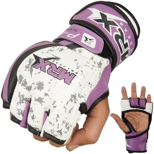 MMA Women's Grappling Gloves Cage Fight, Purple