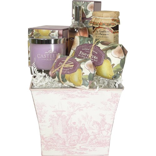 Fig Luxury Spa and Gourmet French Gift Basket, Basic