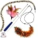 PET FIT for Life 3 Feather Dual Rod Wand CAT Toy