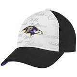 NFL Women's Fan Gear Slouch Adjustable Hat - EQ59W (Baltimore Ravens, One Size Fits All)
