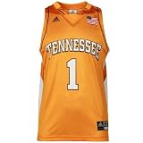adidas Tennessee Volunteers #1 Orange Replica Basketball Jersey
