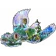 The Dove of Hope Shaped Jigsaw Puzzle by Sandra Bergeron 1000pc