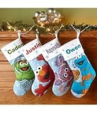 Personalized Sesame Street Fleece Christmas Stockings