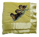 Scene Weavers Pickles Forest Friends Embroidered Fleece Baby Blanket with Al Agnew Wildlife Art - Ducklings