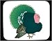 Decorated Mouse Pad with male, Thanksgiving, plumage, turkey, display, gamebird, fowl...