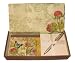 Mudlark Stationery Gift Set in Memento Box: 25 Note Cards with Envelopes & Message No...