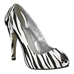 Women's Mossimo&reg; Vida Peep-Toe Pumps - Zebra
