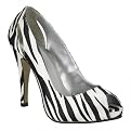 Women's Mossimo&reg; Vida Peep-Toe Pumps - Zebra