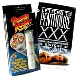 Doc Johnson Pocket Rocket and Letters to Penthouse Forum Magazine Erotica Book - XXX