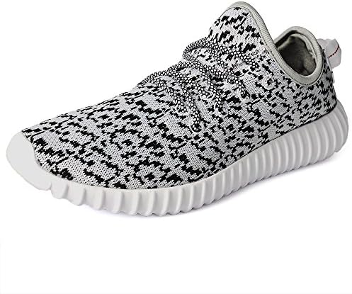 GraceLady Lightweight Unisex Sneakers Running Breathable Athletic Sports Shoes,Gray,11.5 D(M)US