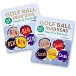 Personalised Golf Ball Markers