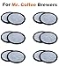 K&J 12-Pack of Mr. Coffee Compatible Water Filter Discs - Universal Fit Mr Coffee Compatible Filters - Replacement Charcoal Water Filter Discs for Mr Coffee Coffee Brewers - Better Than OEM!