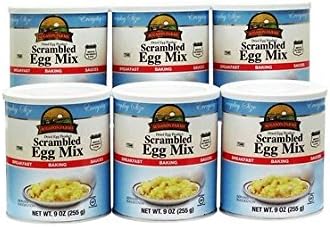 Augason Farms Scrambled Egg Mix, 9-oz. Can, 6-pk