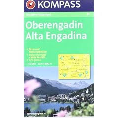 Oberengadin/Alta Engadina: 1 : 50 000: Wanderkarte. GPS compatible
