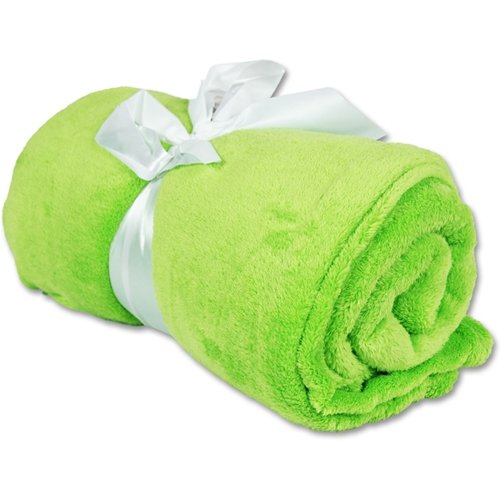 Super Soft Plush Fleece Blankets By Threadart Lime Green 9 colors