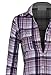 Women's Classic Collar Button Down Long Sleeve Lightweight Cotton Plaid Shirt