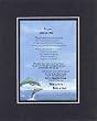 Touching and Heartfelt Poem for Extended Family Members - To Son and His Wife Poem on 11 x 14 inches Double Beveled Matting