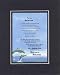 Touching and Heartfelt Poem for Extended Family Members - To Son and His Wife Poem on 11 x 14 inches Double Beveled Matting
