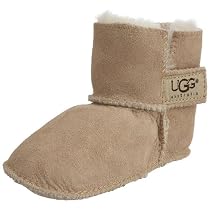 Ugg Australia Baby Erin Sand Sheepskin Booties Size M = size 4 to 5 (9-16 months)
