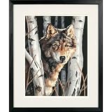 Eigenschaften Dimensions / Wolf in Trees Malen nach Zahlen mit Acrylfarben