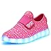 O&N Kid Boy Girl Upgraded USB Charging LED Light Sport Shoes Flashing Fashion Sneakers