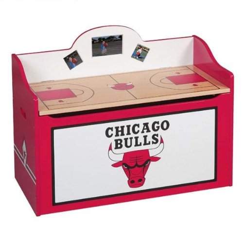 Guidecraft NBA Bulls Toy Box
