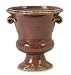 New - 11.75"" Brown Crackled Weathered Urn Garden Flower Planter by Gordon