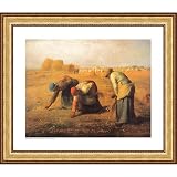 Easy Apply Wall Sticker Painting -The Gleaners - Jean Francois Millet