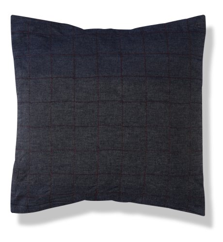 Autograph Check Denim Cushion