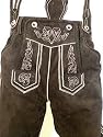 Trachten Lederhose Kniebund Wildbock dunkelbraun (Altsalzburg)